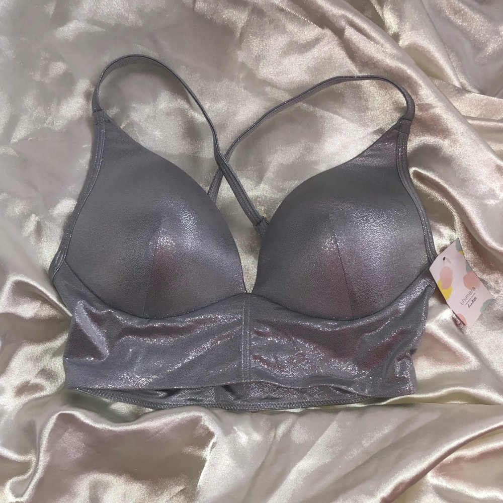 Soft glitter bralette